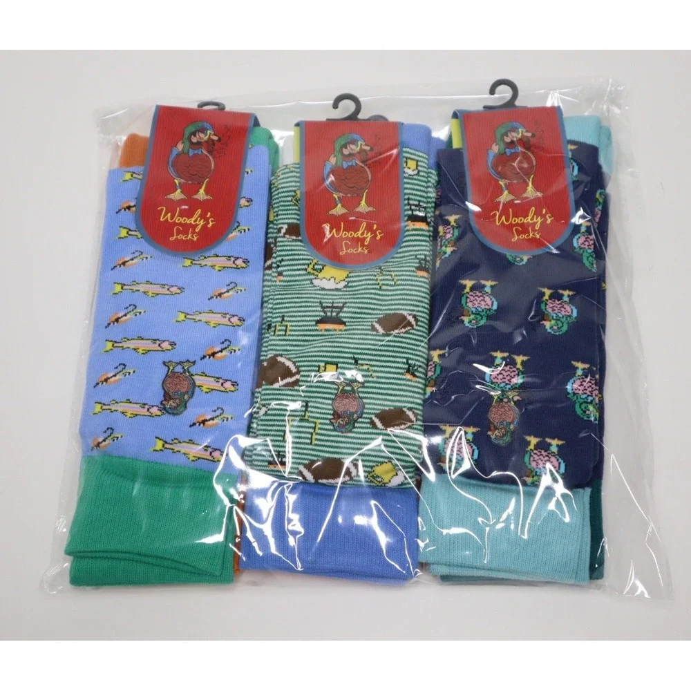 Woody's Men's Six Pack of Socks